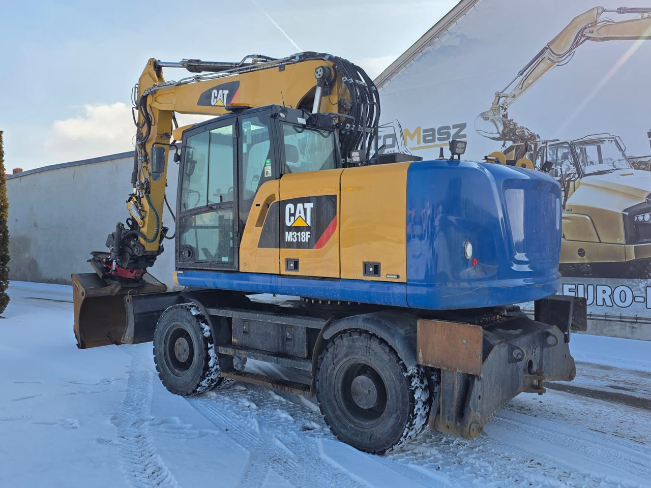 Caterpillar M318F, 2018 ROK, PODPORY + PŁUG, ROTOTILT - Wheel excavator: picture 3 Caterpillar M318F, 2018 ROK, PODPORY + PŁUG, ROTOTILT - Wheel excavator: picture 3