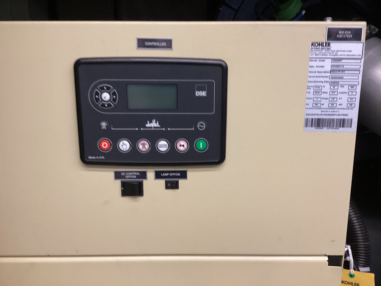 Volvo TAD1651-GE, 515KVA generatorset Brand new. (1) - Generator set: picture 3 Volvo TAD1651-GE, 515KVA generatorset Brand new. (1) - Generator set: picture 3