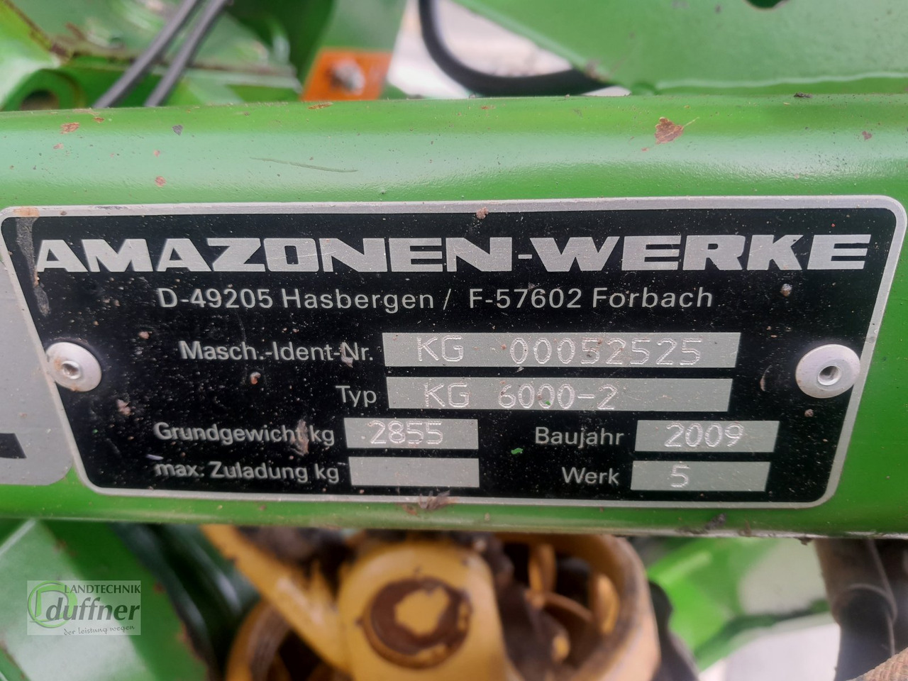 Power harrow Amazone KG 6000-2: picture 17