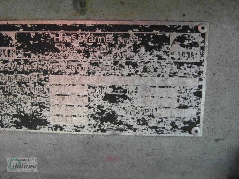 Wanner N1500 - Trailed sprayer: picture 5 Wanner N1500 - Trailed sprayer: picture 5