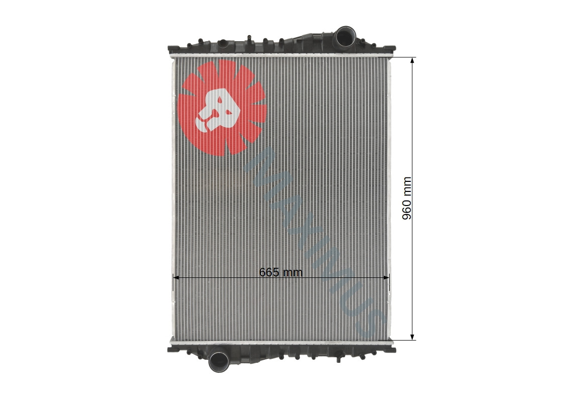SETRA MAN NEOPLAN HD URBINO CITYLINER - Radiator for Bus: picture 2 SETRA MAN NEOPLAN HD URBINO CITYLINER - Radiator for Bus: picture 2