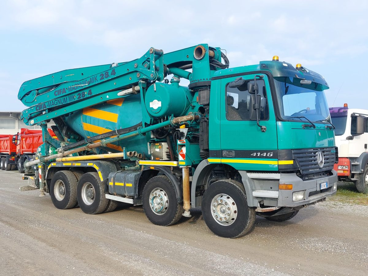 Mixer pump truck MERCEDES ACTROS 4146 CIFA MK28.4: picture 10