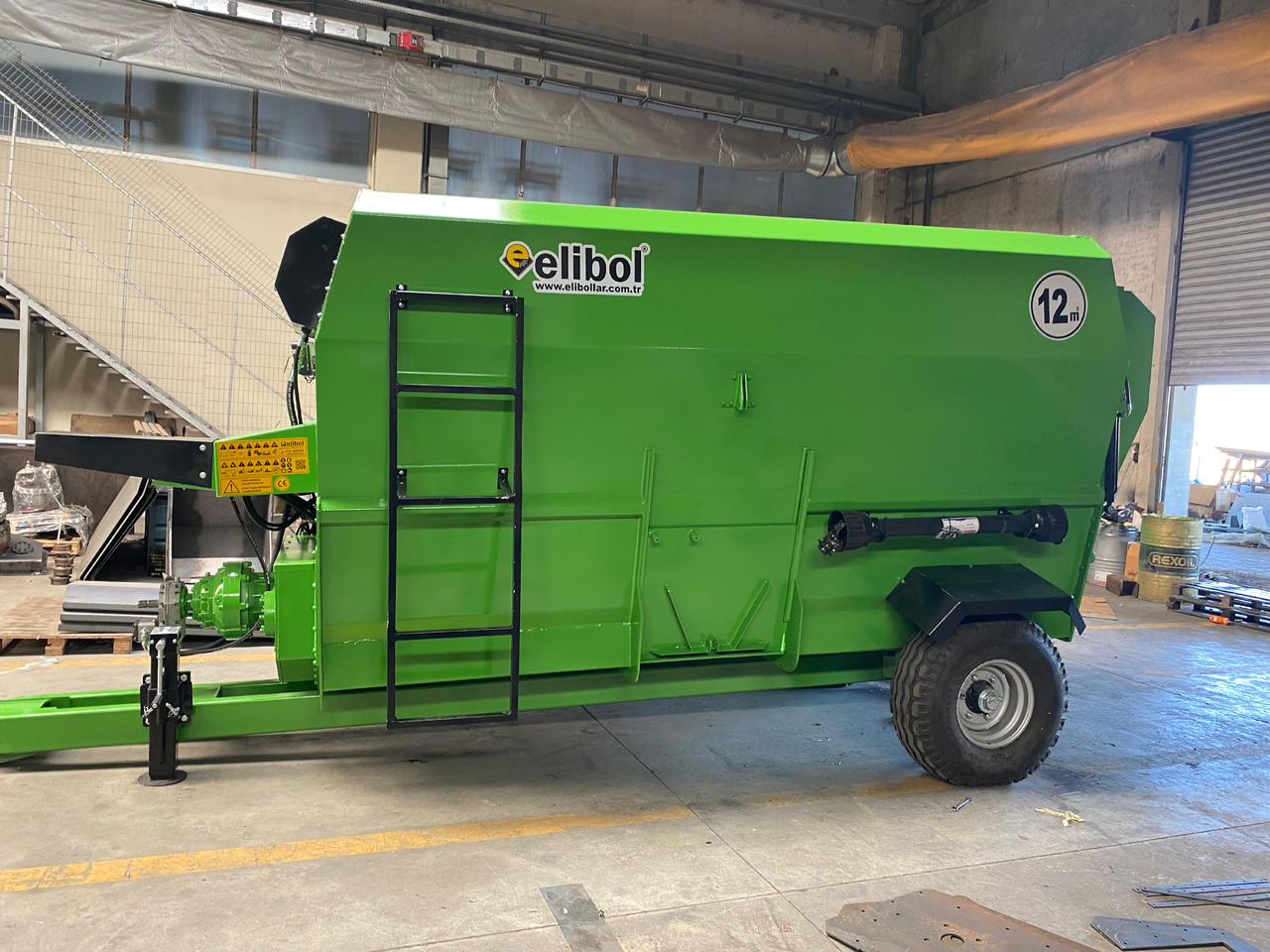 ELİBOL ELİBOLMIX 12M³ HORIZONTAL FEED MIXER - Forage mixer wagon: picture 2 ELİBOL ELİBOLMIX 12M³ HORIZONTAL FEED MIXER - Forage mixer wagon: picture 2