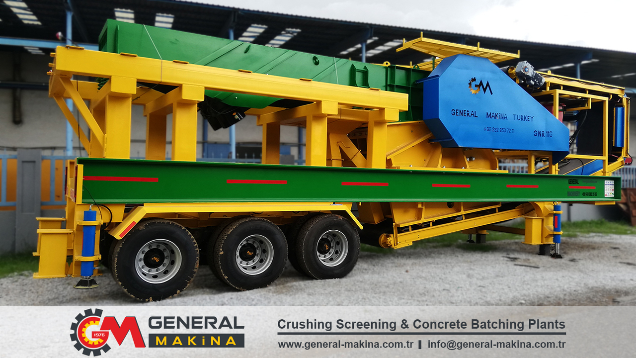 New Jaw crusher GENERAL MAKİNA Portable Hard Rock Crusher: picture 6