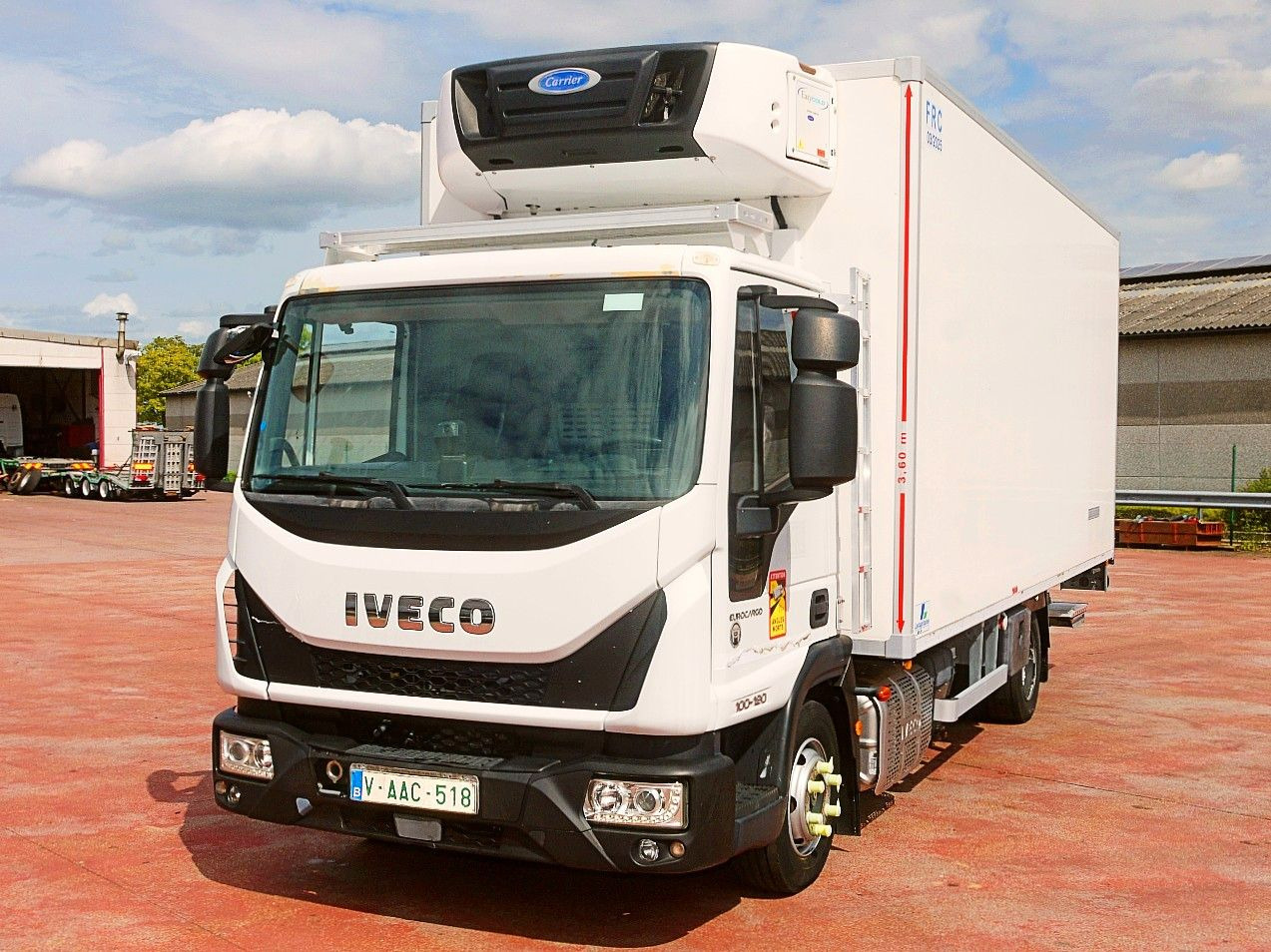 Iveco 100E19 KUHLKOFFER CARRIER SUPRA 550 luft fed A/C - Refrigerator truck: picture 5 Iveco 100E19 KUHLKOFFER CARRIER SUPRA 550 luft fed A/C - Refrigerator truck: picture 5