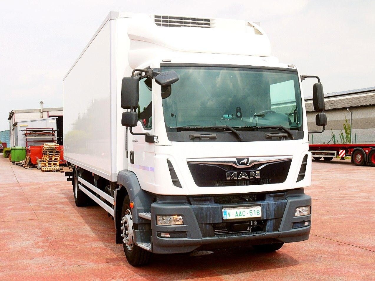 MAN TGM 18.250 KUHLKOFFER THERMOKING V800 MT A/C - Refrigerator truck: picture 1 MAN TGM 18.250 KUHLKOFFER THERMOKING V800 MT A/C - Refrigerator truck: picture 1