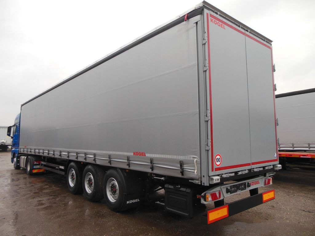 Kögel SN 24, LIFT ACHSE, SAF, AM LAGER - SOFORT  - Curtainsider semi-trailer: picture 1 Kögel SN 24, LIFT ACHSE, SAF, AM LAGER - SOFORT  - Curtainsider semi-trailer: picture 1