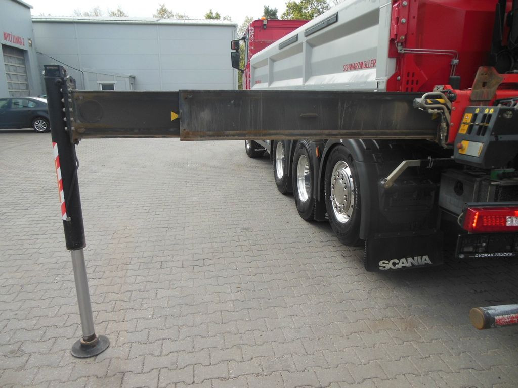 Tipper, Crane truck Scania R 580,8X4,KIPPER,BORDMATIC,PALFINGER PK 19.001: picture 15