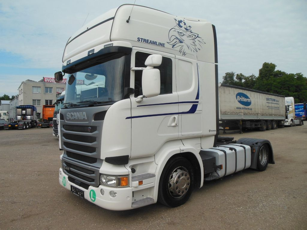 Scania R410, LOWDECK, RETARDER, TOP STAND - Tractor unit: picture 1 Scania R410, LOWDECK, RETARDER, TOP STAND - Tractor unit: picture 1