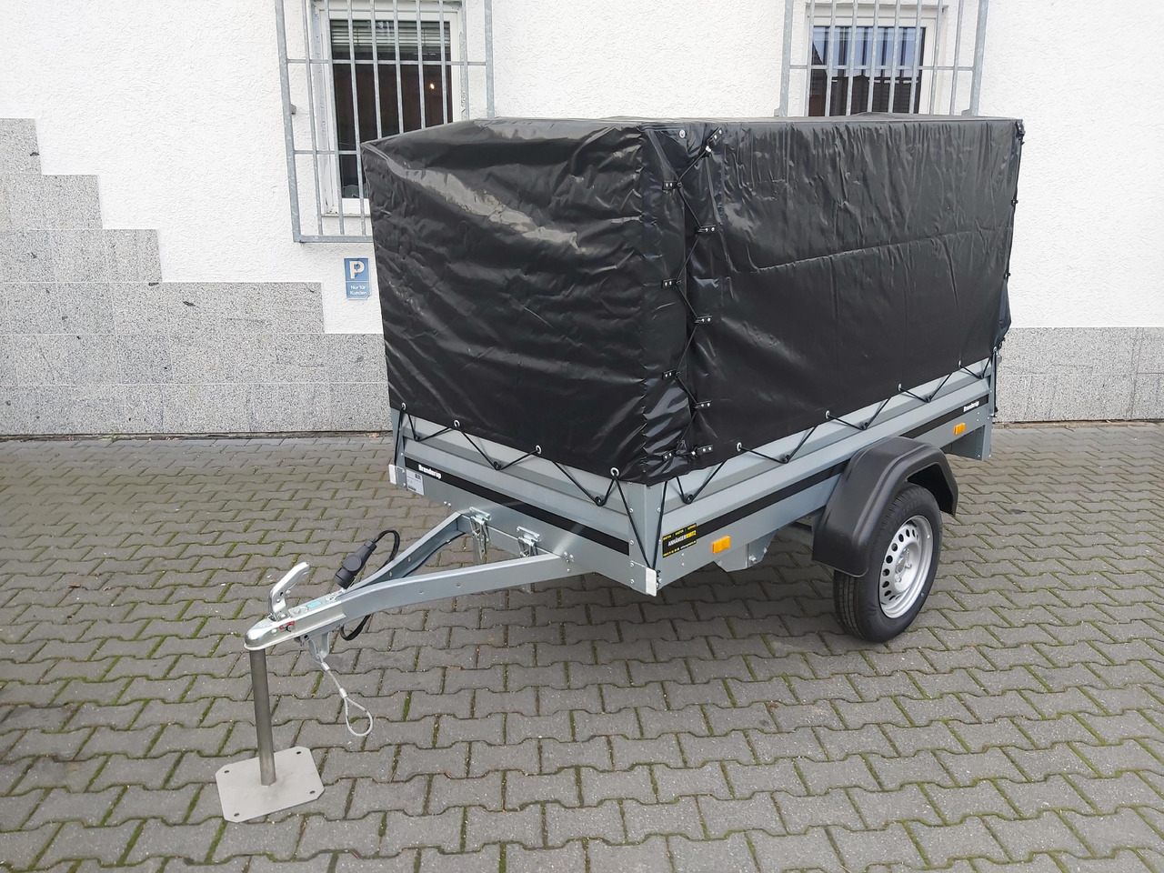 Brenderup 1205 S UB 750 Klappdeichsel Anhänger Hochplane 117cm blackline 750kg - Car trailer: picture 1 Brenderup 1205 S UB 750 Klappdeichsel Anhänger Hochplane 117cm blackline 750kg - Car trailer: picture 1