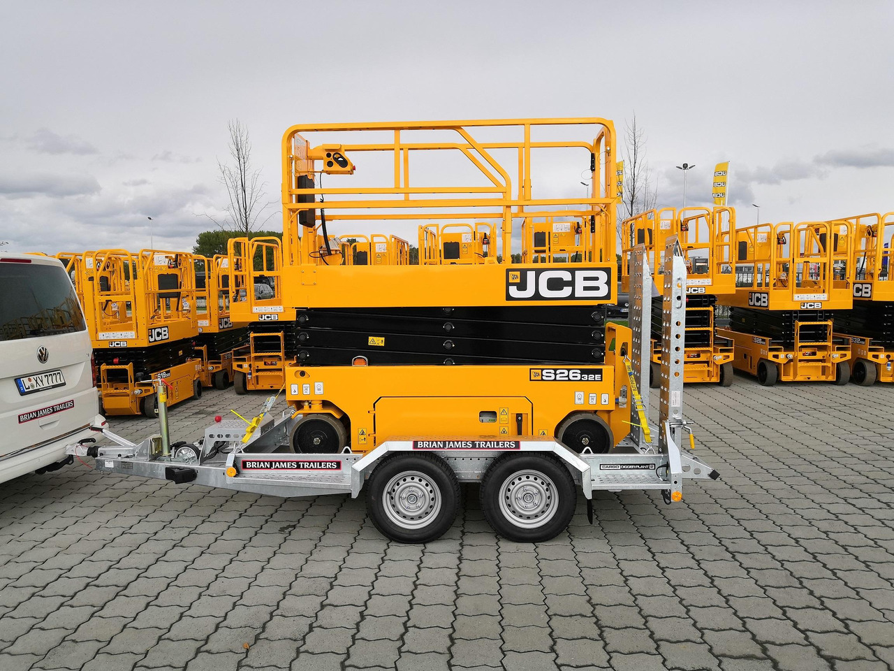 Brian James Digger Plant 543-2813-27 280x130cm Schaufelablage Rampen Reserverad 2700kg Aktion - Plant trailer: picture 2 Brian James Digger Plant 543-2813-27 280x130cm Schaufelablage Rampen Reserverad 2700kg Aktion - Plant trailer: picture 2