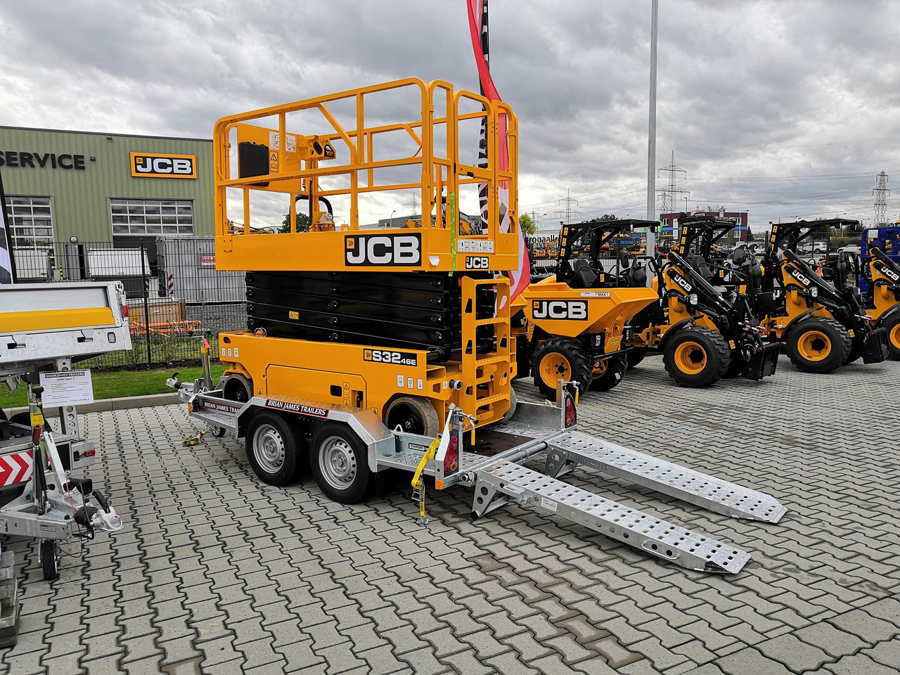 Brian James Digger Plant 543-2813-27 280x130cm Schaufelablage Rampen Reserverad 2700kg Aktion - Plant trailer: picture 1 Brian James Digger Plant 543-2813-27 280x130cm Schaufelablage Rampen Reserverad 2700kg Aktion - Plant trailer: picture 1