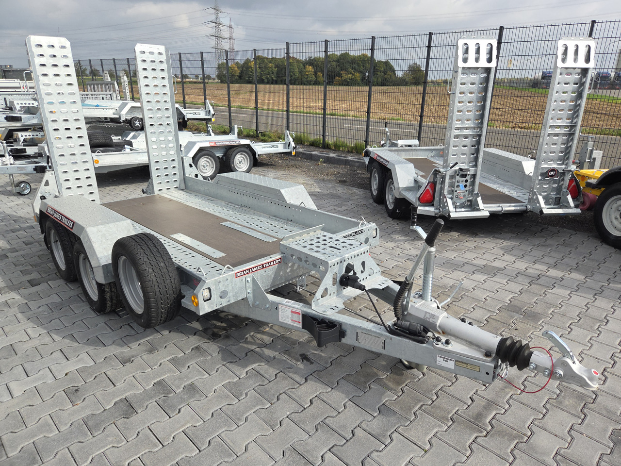 Brian James Digger Plant 543-2813-35 280x130cm Auffahrrampen klappbar Reserverad 3500kg - Plant trailer: picture 1 Brian James Digger Plant 543-2813-35 280x130cm Auffahrrampen klappbar Reserverad 3500kg - Plant trailer: picture 1