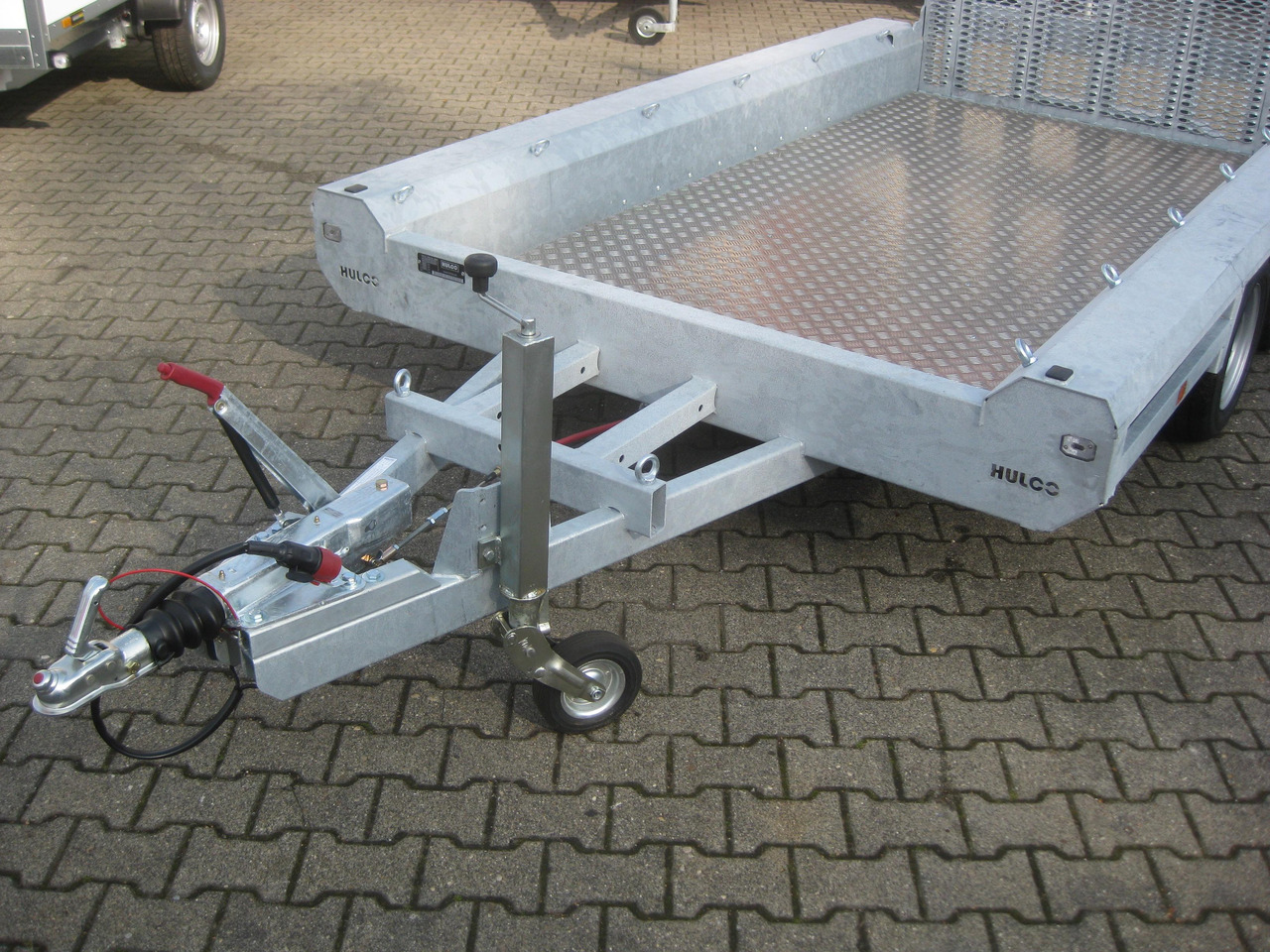 HULCO TERRAX Aluboden 294x150x27cm Heckrampe 100cm (M) 3000kg Abverkauf - Plant trailer: picture 3 HULCO TERRAX Aluboden 294x150x27cm Heckrampe 100cm (M) 3000kg Abverkauf - Plant trailer: picture 3