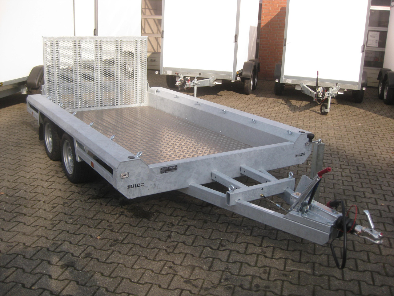 HULCO TERRAX Aluboden 294x150x27cm Heckrampe 100cm (M) 3000kg Abverkauf - Plant trailer: picture 5 HULCO TERRAX Aluboden 294x150x27cm Heckrampe 100cm (M) 3000kg Abverkauf - Plant trailer: picture 5