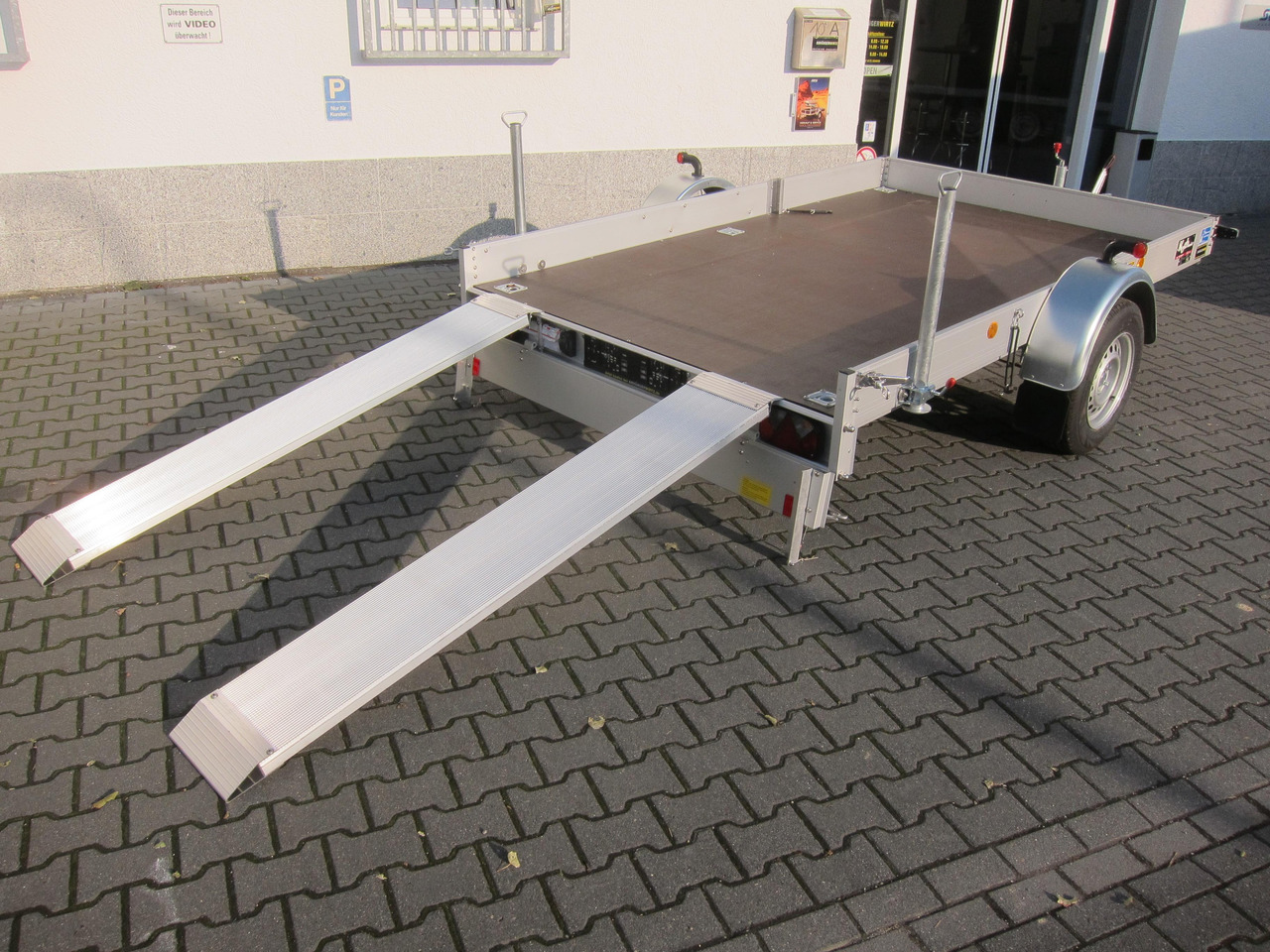 Smart Kleinwagen Transport Anhänger Koch Aluline 300x185x20cm 1500kg 100 km/H - Plant trailer: picture 1 Smart Kleinwagen Transport Anhänger Koch Aluline 300x185x20cm 1500kg 100 km/H - Plant trailer: picture 1