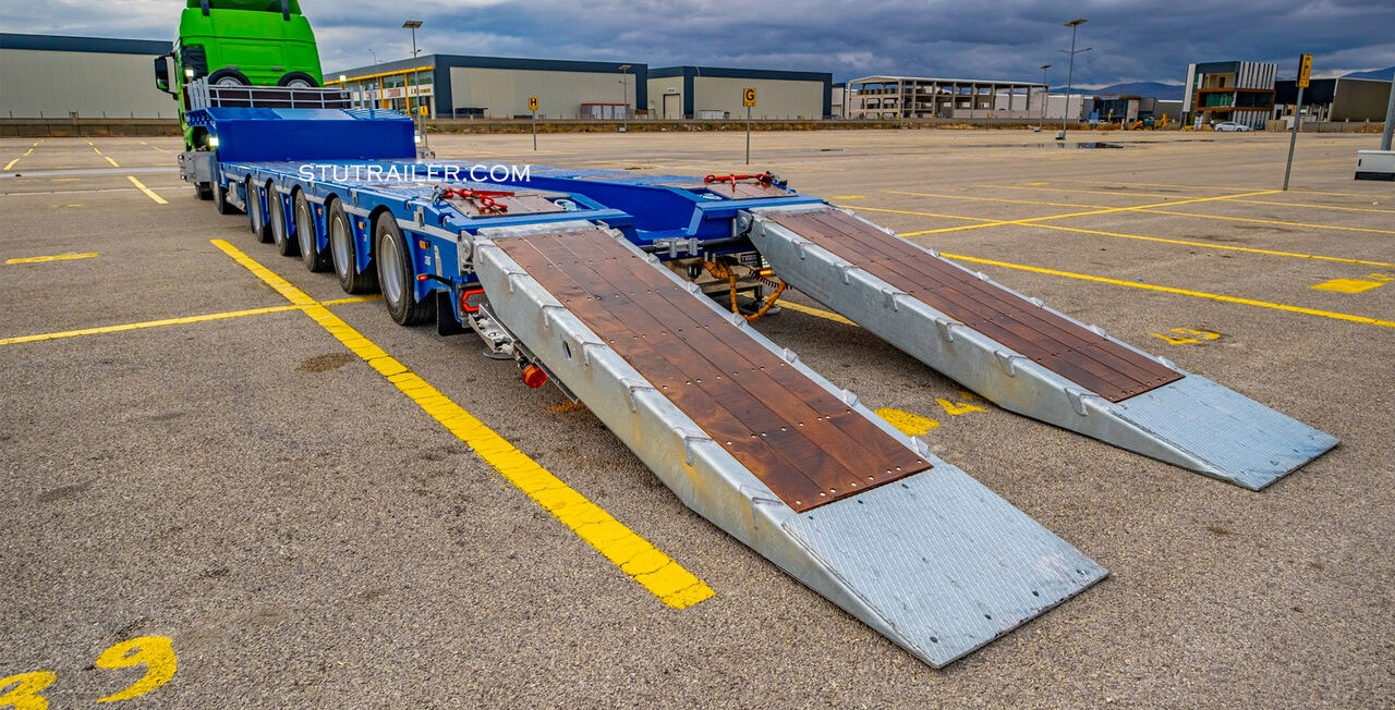 STU 5 Axle Hydraulic Steering Lowbed - Low loader semi-trailer: picture 2 STU 5 Axle Hydraulic Steering Lowbed - Low loader semi-trailer: picture 2