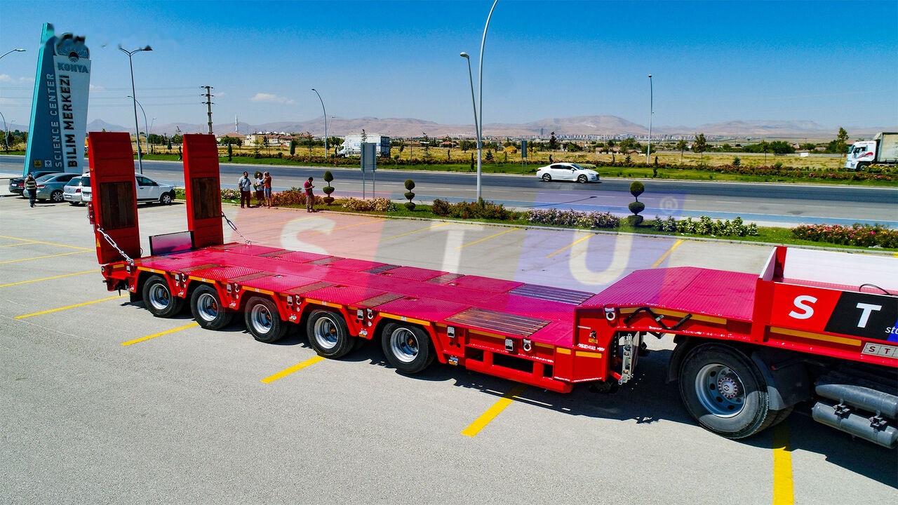 New Low loader semi-trailer STU 5 Axle Lowbed / Extendable: picture 11