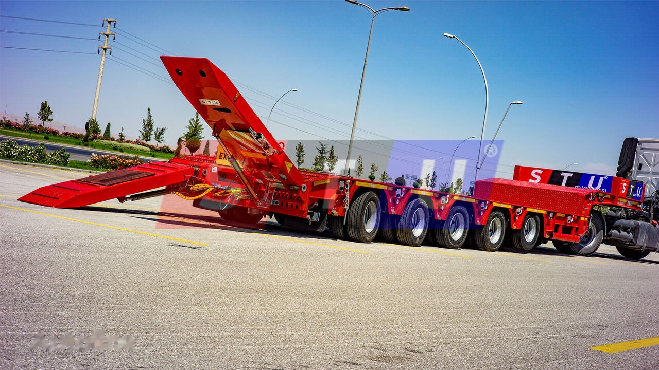 New Low loader semi-trailer STU 5 Axle Lowbed / Extendable: picture 15
