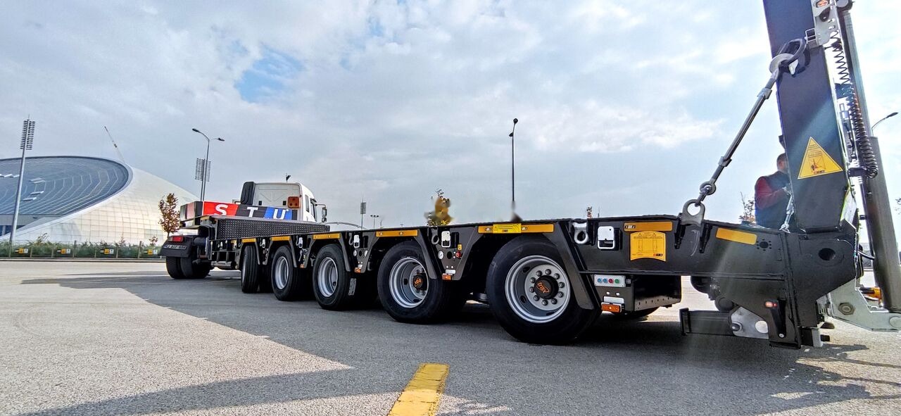 New Low loader semi-trailer STU 5 Axle Lowbed / Extendable: picture 6