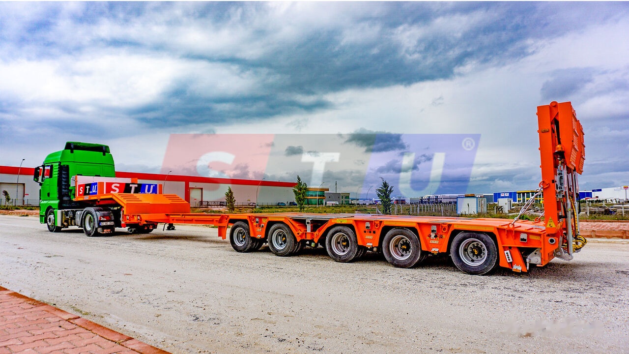 New Low loader semi-trailer STU 5 Axle Lowbed / Extendable: picture 12