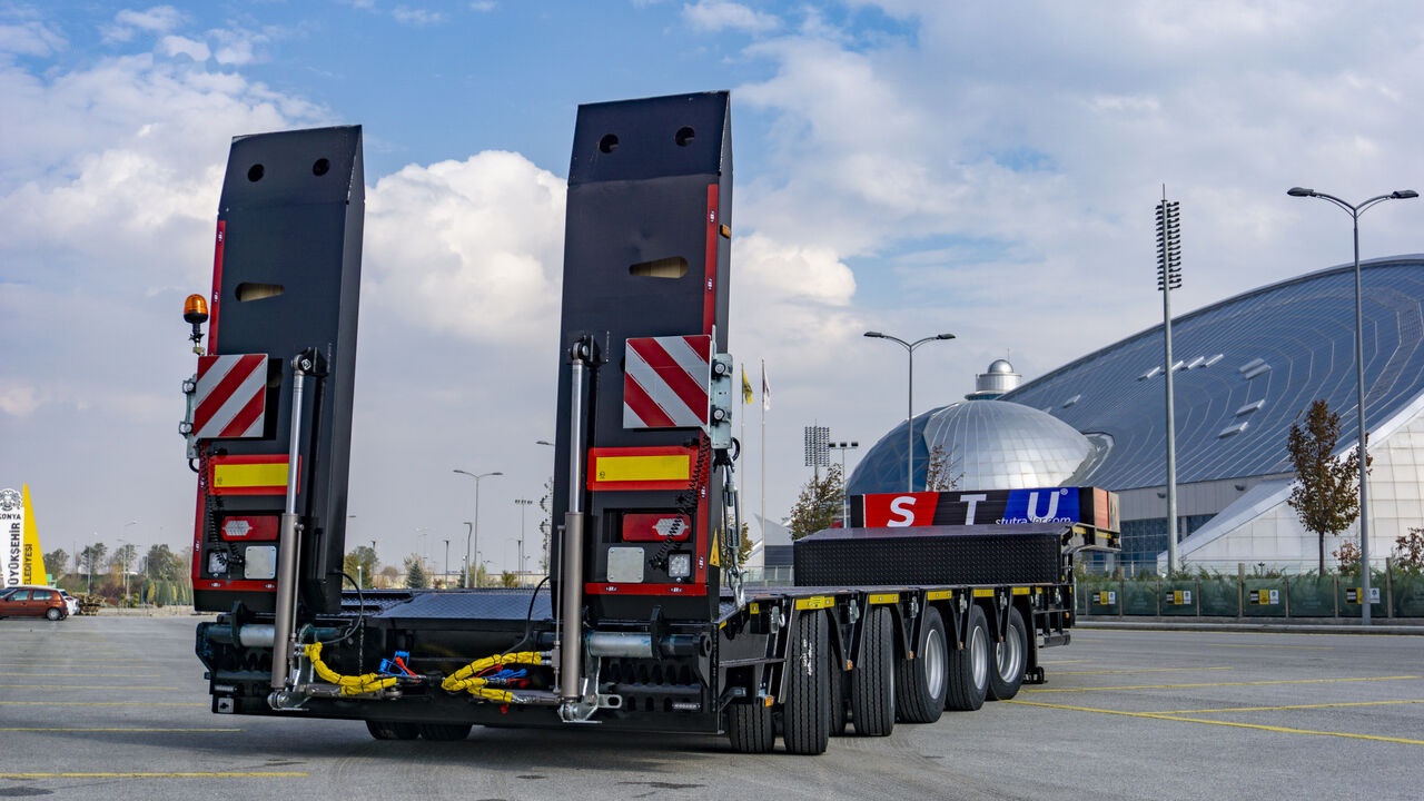 New Low loader semi-trailer STU 5 Axle Lowbed / Extendable: picture 5