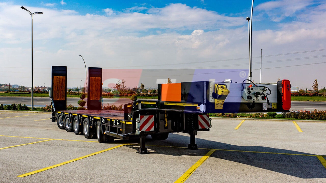 New Low loader semi-trailer STU 5 Axle Lowbed / Extendable: picture 16