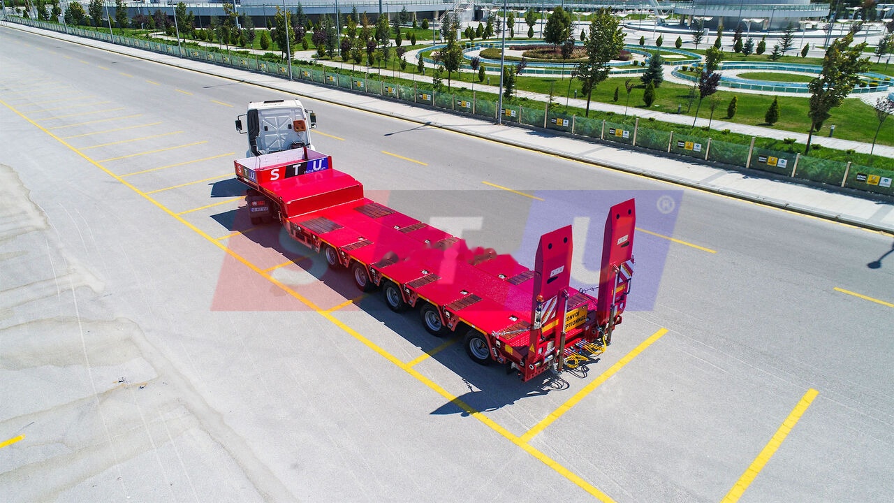 New Low loader semi-trailer STU 5 Axle Lowbed / Extendable: picture 7
