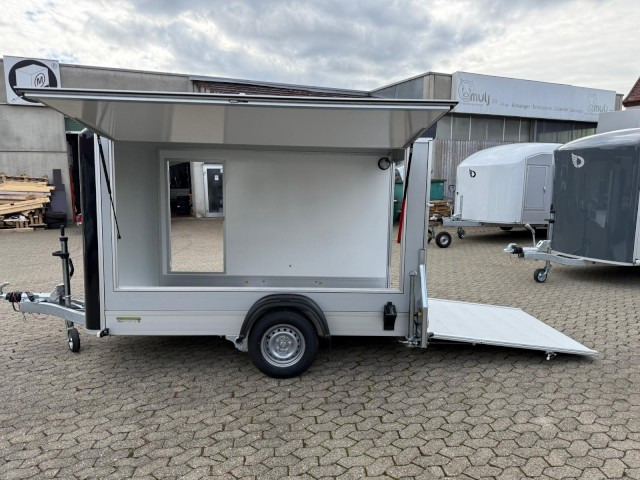 Cheval Liberte Debon Roadster 300, C300 Sandwich + Türe + Klappe 1300 kg, 100 km/h, 300x155x190cm - Closed box trailer: picture 1 Cheval Liberte Debon Roadster 300, C300 Sandwich + Türe + Klappe 1300 kg, 100 km/h, 300x155x190cm - Closed box trailer: picture 1