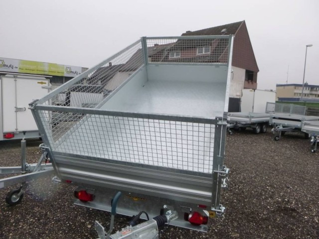 Humbaur 3-Seitenkipper HTK 3500.31 Alu, mit Laubgitteraufsatz - Tipper trailer: picture 3 Humbaur 3-Seitenkipper HTK 3500.31 Alu, mit Laubgitteraufsatz - Tipper trailer: picture 3