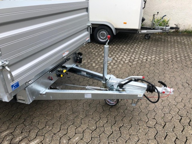 Humbaur 3-Seitenkipper HTK 3500.41 Alu mit BW-Aufsatz, 4100 x 2100 x 350 mm, 3,5 to. - Tipper trailer: picture 2 Humbaur 3-Seitenkipper HTK 3500.41 Alu mit BW-Aufsatz, 4100 x 2100 x 350 mm, 3,5 to. - Tipper trailer: picture 2
