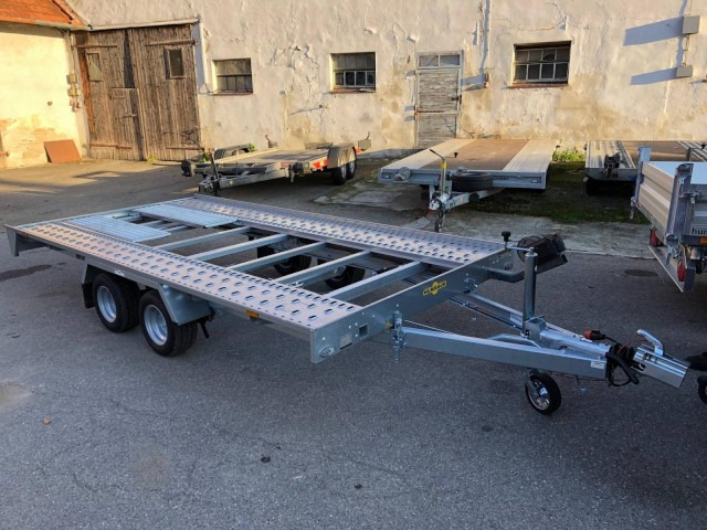 Humbaur Autotransportanhänger FTK 274022, 4000 x 2140 x 50 mm, 2,7 to. - Autotransporter trailer: picture 1 Humbaur Autotransportanhänger FTK 274022, 4000 x 2140 x 50 mm, 2,7 to. - Autotransporter trailer: picture 1