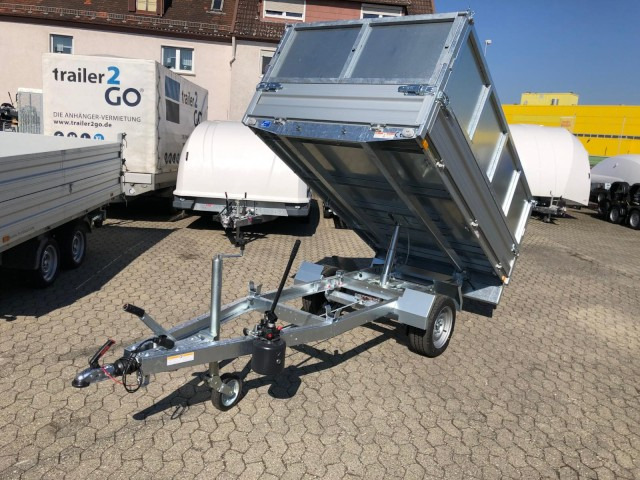 Humbaur HUK 152715 Heckkipper Blechaufsatz 1,5 t. 2680 x 1500 x 300mm - Tipper trailer: picture 5 Humbaur HUK 152715 Heckkipper Blechaufsatz 1,5 t. 2680 x 1500 x 300mm - Tipper trailer: picture 5