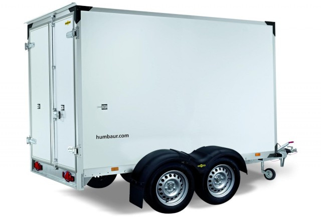 New Closed box trailer Humbaur Koffer HK 253015-18P, 2,5 to. 3040x1510x1800mm, Rampe, Seitentüre: picture 8