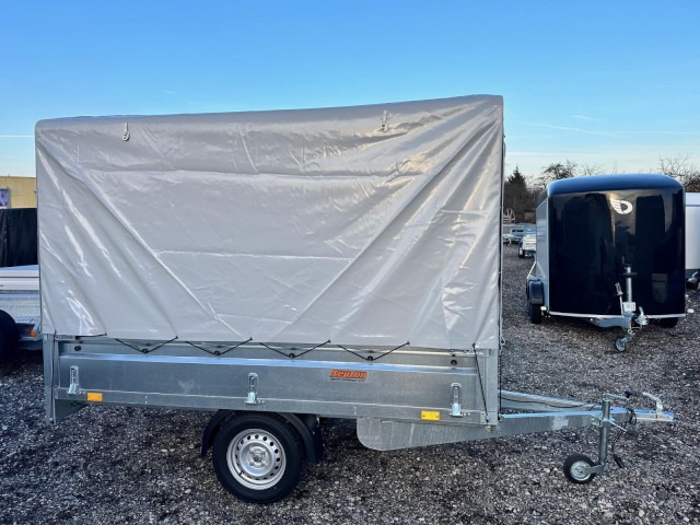 Neptun GN124, N7-263 KPS, 750 kg 2630 x 1450 x 400 mm, mit Hochplane 160 cm - Car trailer: picture 3 Neptun GN124, N7-263 KPS, 750 kg 2630 x 1450 x 400 mm, mit Hochplane 160 cm - Car trailer: picture 3