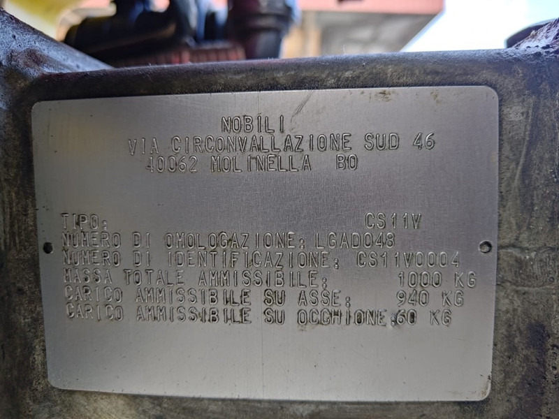 Nobili Ventis 502-1001 T OTF - Trailed sprayer: picture 5 Nobili Ventis 502-1001 T OTF - Trailed sprayer: picture 5