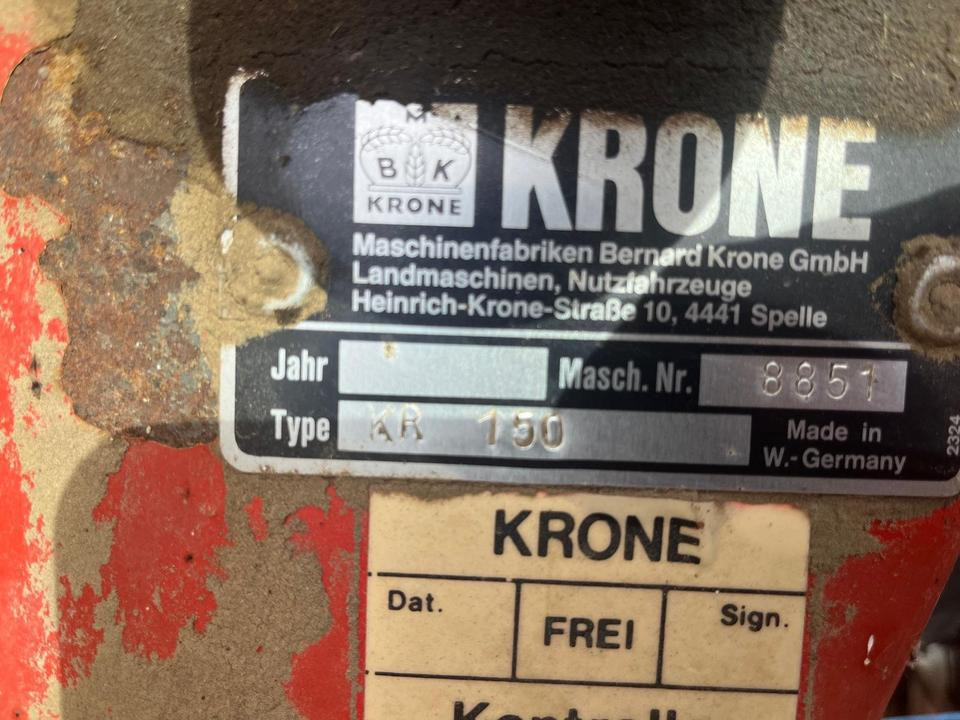 Krone Rundballenpresse KR 150 Garnbindung - Round baler: picture 5 Krone Rundballenpresse KR 150 Garnbindung - Round baler: picture 5