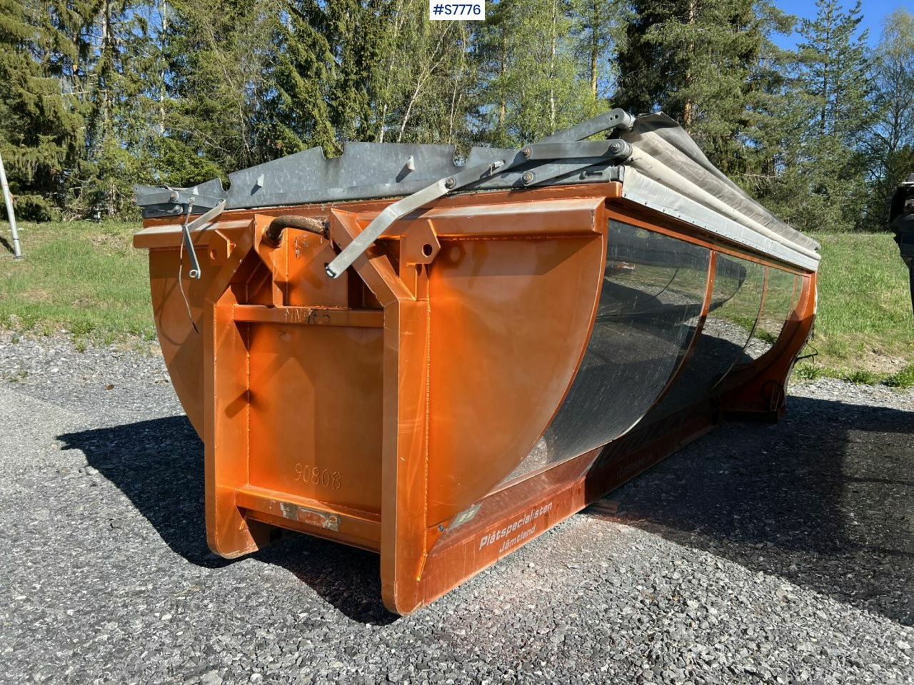 Roll-off container Balticum Frinab LV-13,5 Asphalt flatbed: picture 11