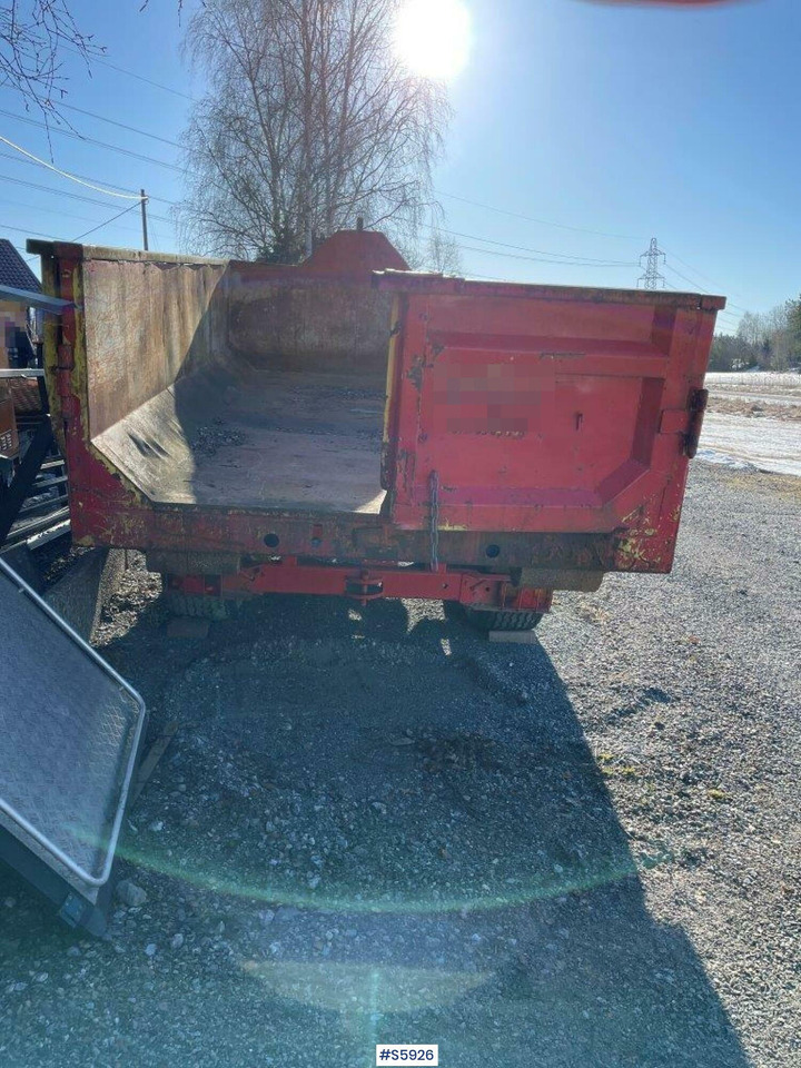 Roll-off/ Skip trailer Bigab 7-10 hook truck trailer with flat: picture 6