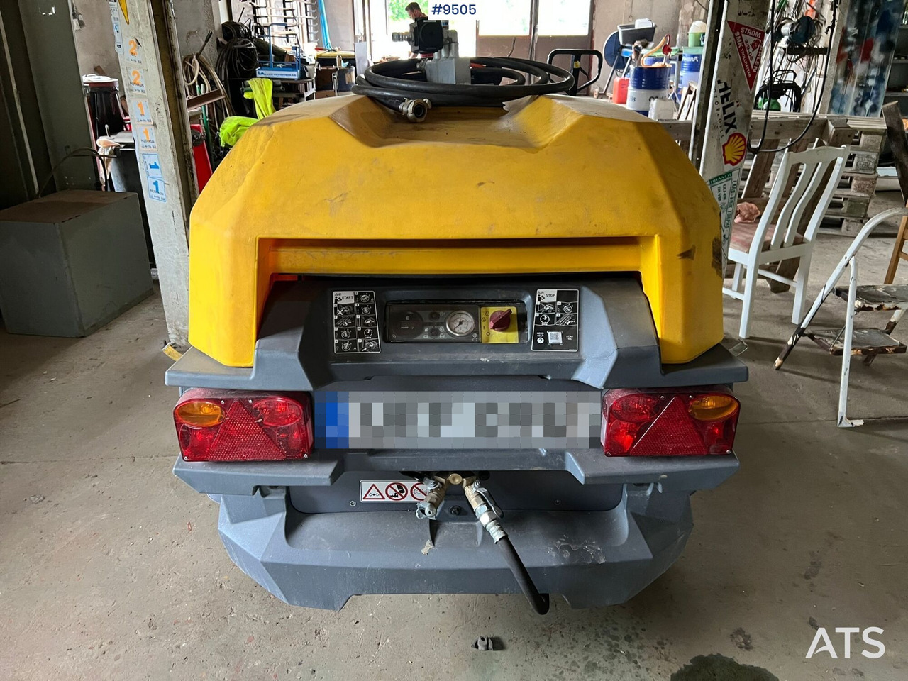 Drilling rig Borriggsutrustning med kompressor, S40 fäste: picture 17