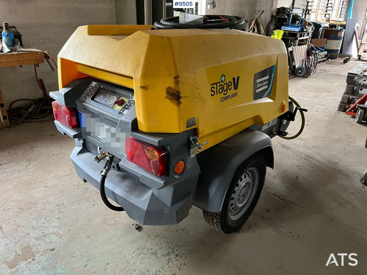 Drilling rig Borriggsutrustning med kompressor, S40 fäste: picture 19