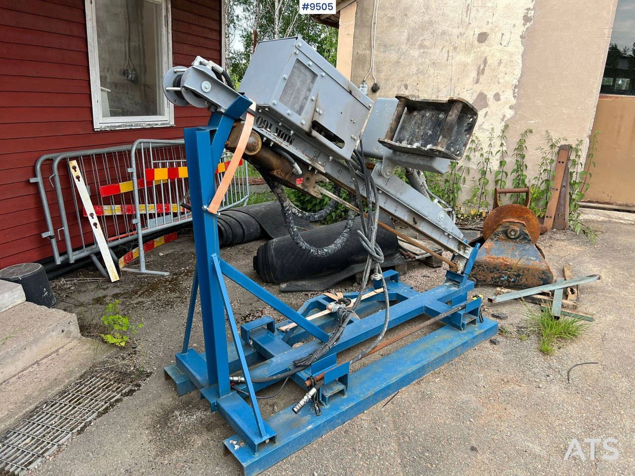 Drilling rig Borriggsutrustning med kompressor, S40 fäste: picture 9