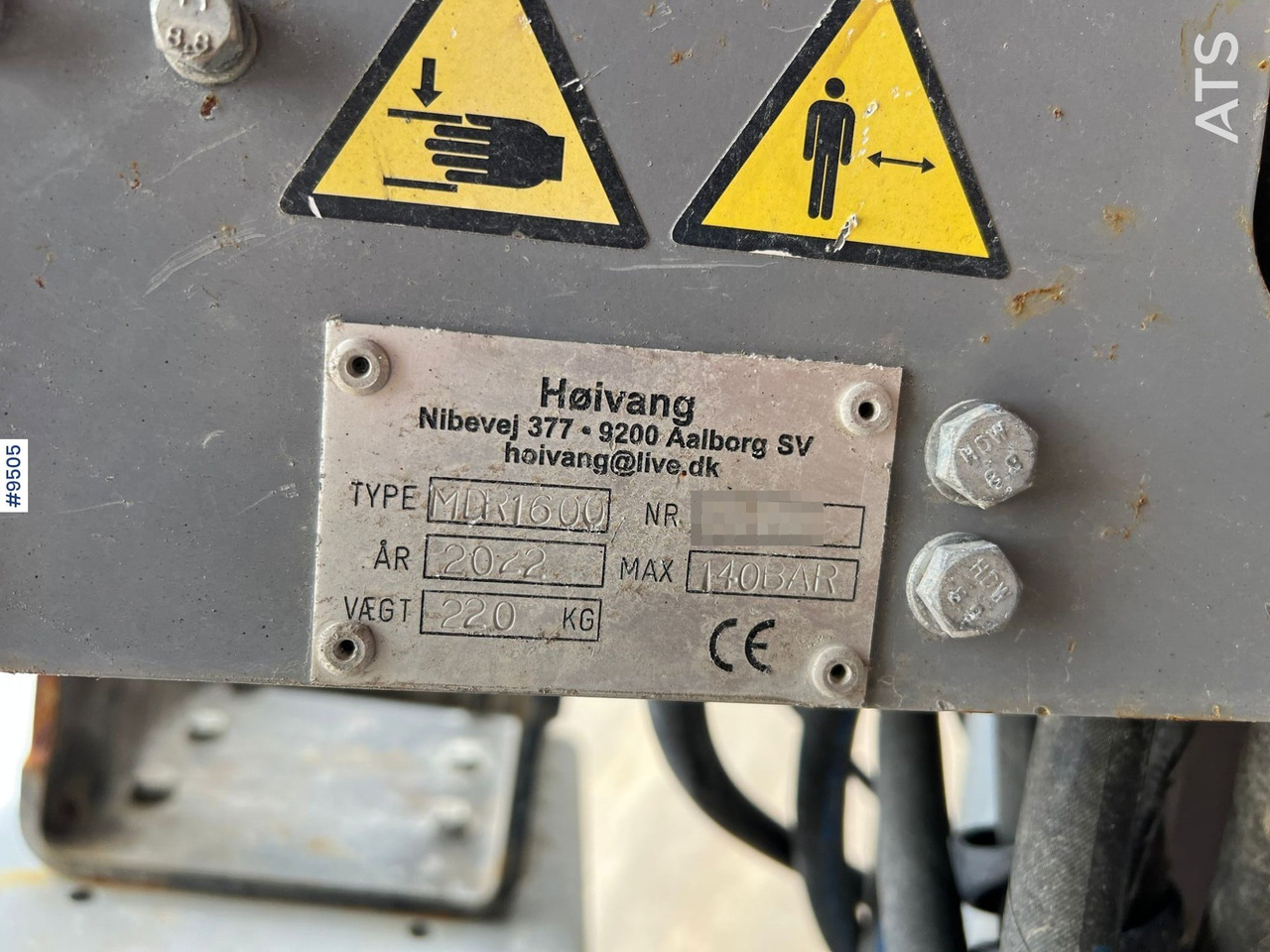 Drilling rig Borriggsutrustning med kompressor, S40 fäste: picture 8