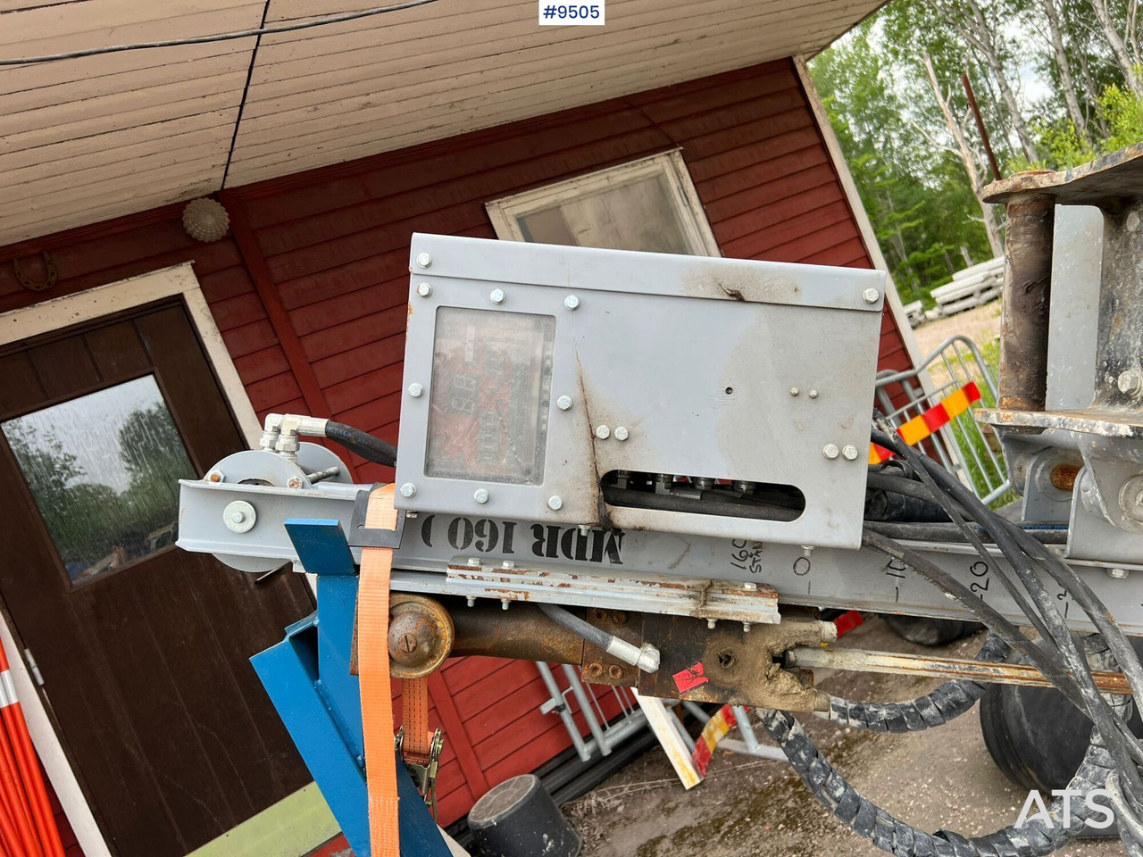 Drilling rig Borriggsutrustning med kompressor, S40 fäste: picture 13