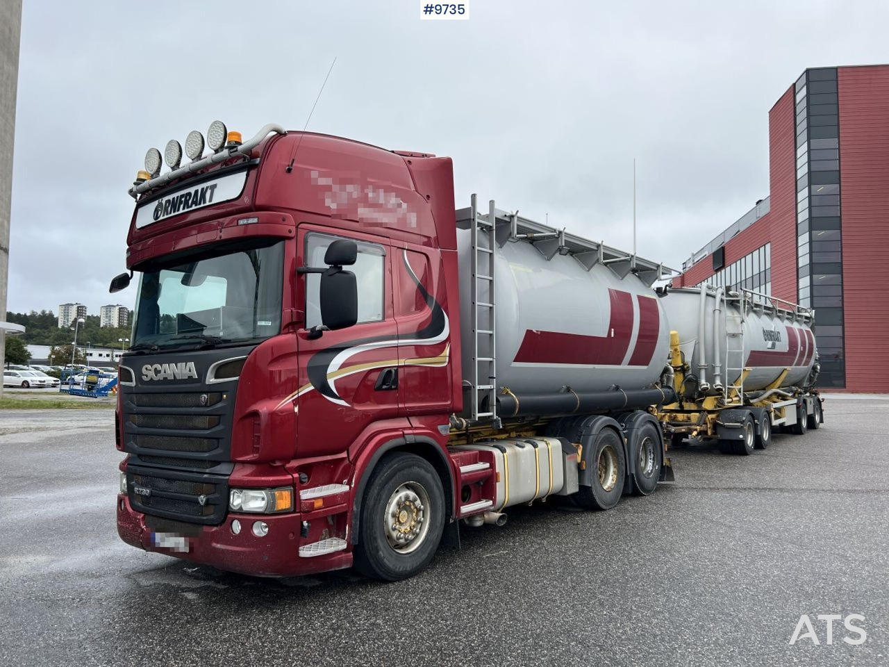 Bulk transport vehicle, Scania R730 with SITE AL-41-TPIK-4AK trailer - Tank truck: picture 2 Bulk transport vehicle, Scania R730 with SITE AL-41-TPIK-4AK trailer - Tank truck: picture 2