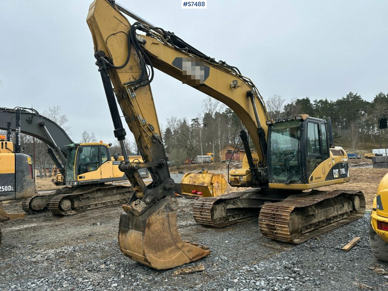 Excavator CAT 319D with rotor, digging system and gear - Crawler excavator: picture 1 Excavator CAT 319D with rotor, digging system and gear - Crawler excavator: picture 1