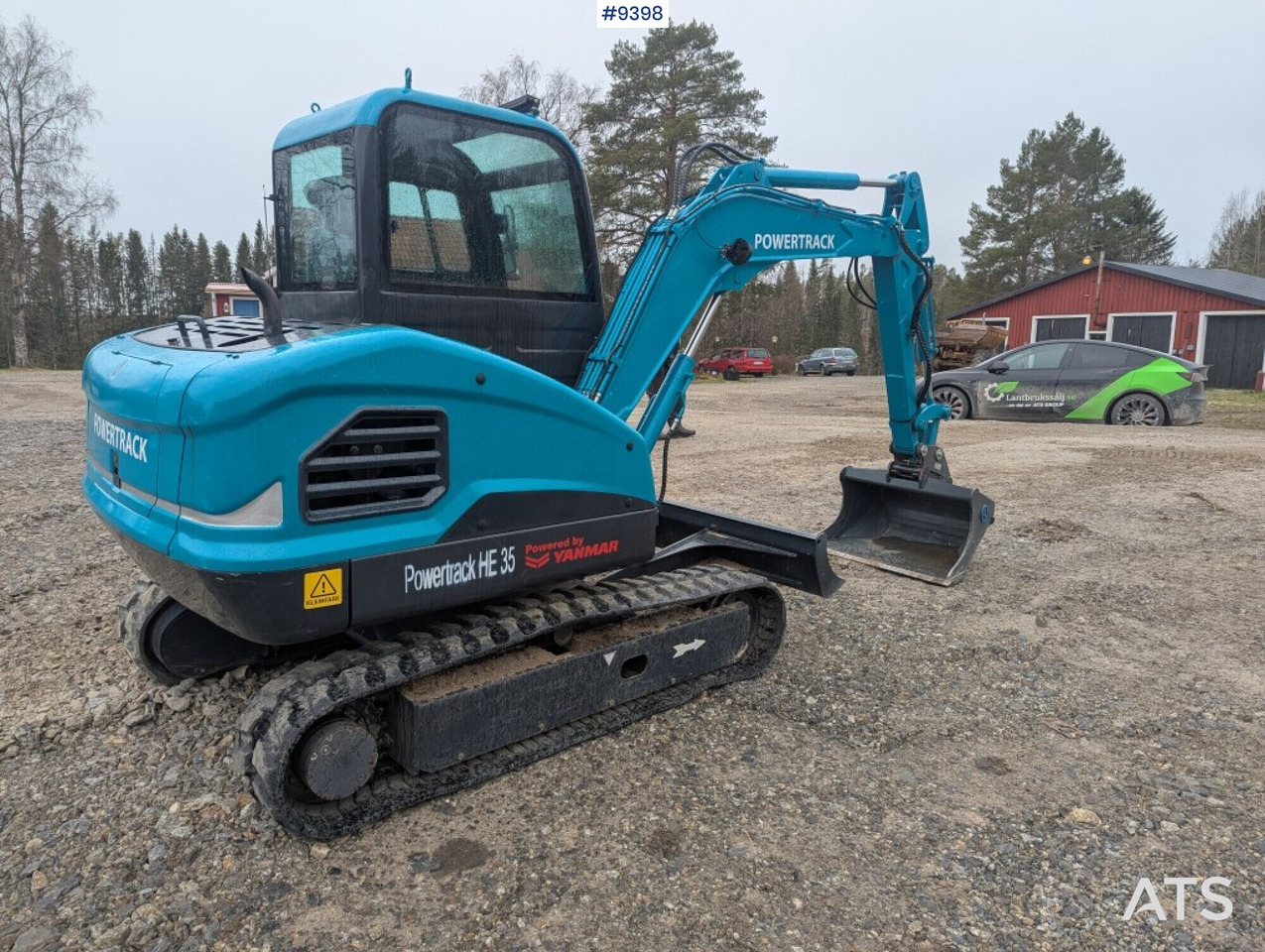 Mini excavator Excavator Powertrack HE 35 with buckets (see video): picture 5