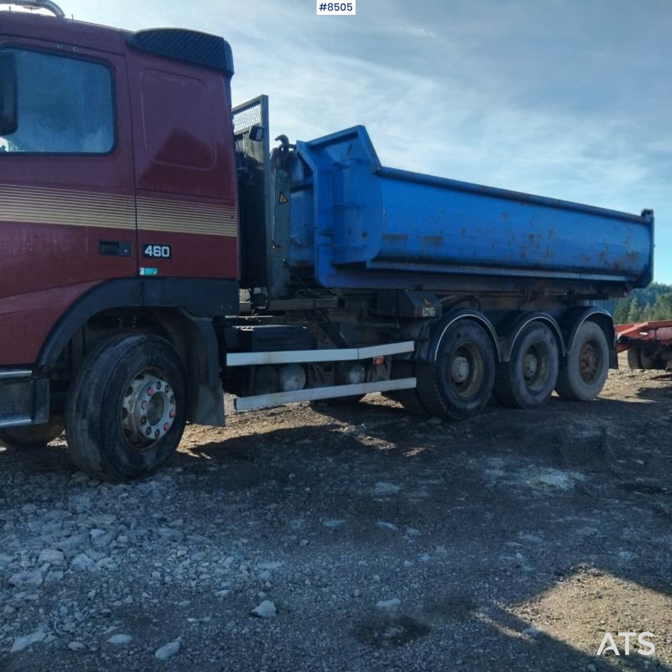 Hook Truck Volvo FH 12 6x4 Tridem with gravel flatbed(VIDEO) - Hook lift truck: picture 4 Hook Truck Volvo FH 12 6x4 Tridem with gravel flatbed(VIDEO) - Hook lift truck: picture 4
