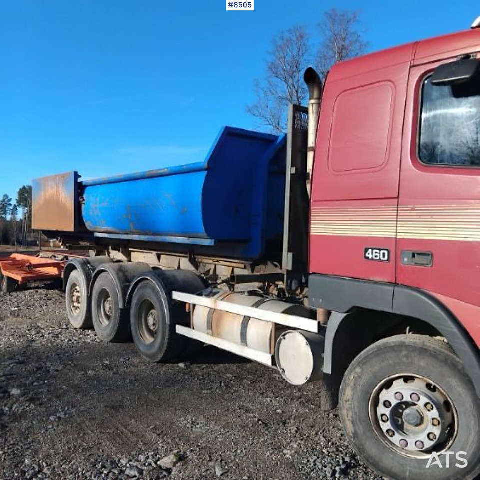 Hook Truck Volvo FH 12 6x4 Tridem with gravel flatbed(VIDEO) - Hook lift truck: picture 2 Hook Truck Volvo FH 12 6x4 Tridem with gravel flatbed(VIDEO) - Hook lift truck: picture 2