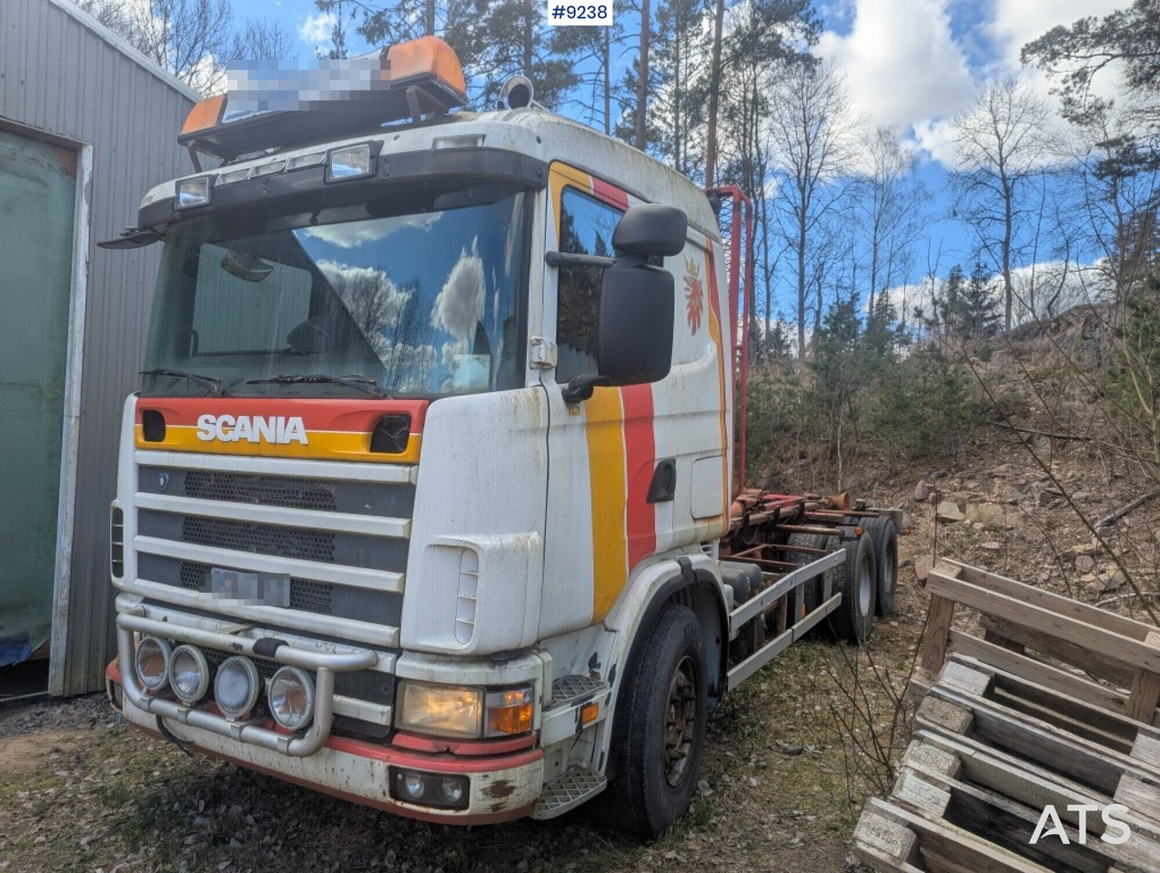 Hooklift Truck Scania R164 - Rep Object - Hook lift truck: picture 1 Hooklift Truck Scania R164 - Rep Object - Hook lift truck: picture 1